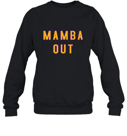 Mamba Out Limited Edition Farewell Tribute Crewneck Sweatshirt Crewneck Sweatshirt / Black / S Crewneck Sweatshirt - FordPhuMy