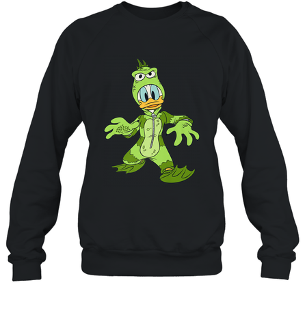 Disney Donald Duck Monster Halloween Costume Crewneck Sweatshirt Crewneck Sweatshirt / Black / S Crewneck Sweatshirt - FordPhuMy