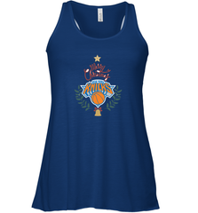 NBA New York Knicks Logo merry Christmas gilf Women's Racerback Tank Women's Racerback Tank - FordPhuMy