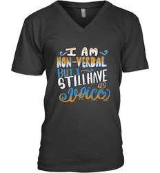 Special Needs NonVerbal Autism Awesome Men's V-Neck