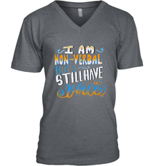 Special Needs NonVerbal Autism Awesome Men's V-Neck Men's V-Neck - FordPhuMy