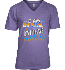 Special Needs NonVerbal Autism Awesome Men's V-Neck Men's V-Neck - FordPhuMy
