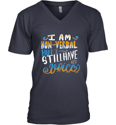 Special Needs NonVerbal Autism Awesome Men's V-Neck