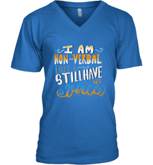 Special Needs NonVerbal Autism Awesome Men's V-Neck Men's V-Neck - FordPhuMy