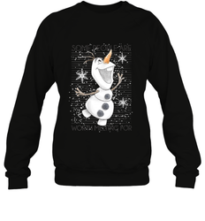 Disney Frozen Olaf Some People Are Worth Melting For Crewneck Sweatshirt