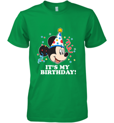 Disney Mickey Mouse It�s My Birthday Men's Premium T-Shirt