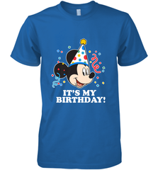 Disney Mickey Mouse It�s My Birthday Men's Premium T-Shirt Men's Premium T-Shirt - FordPhuMy