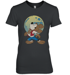 Disney Mickey Mouse Werewolf Halloween Costume Women's Premium T-Shirt
