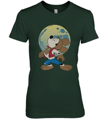 Disney Mickey Mouse Werewolf Halloween Costume Women's Premium T-Shirt Women's Premium T-Shirt - FordPhuMy