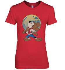 Disney Mickey Mouse Werewolf Halloween Costume Women's Premium T-Shirt Women's Premium T-Shirt - FordPhuMy
