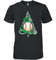 Christmas Tree Funny Cool Baseball Christmas Gifts Sports Men's Premium T-Shirt