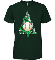 Christmas Tree Funny Cool Baseball Christmas Gifts Sports Men's Premium T-Shirt Men's Premium T-Shirt - FordPhuMy