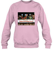 Comics Style Funny Christmas Happy Birthday Jesus Crewneck Sweatshirt Crewneck Sweatshirt - FordPhuMy