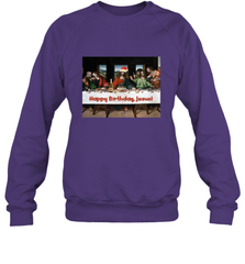 Comics Style Funny Christmas Happy Birthday Jesus Crewneck Sweatshirt Crewneck Sweatshirt - FordPhuMy