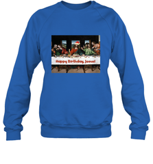 Comics Style Funny Christmas Happy Birthday Jesus Crewneck Sweatshirt Crewneck Sweatshirt - FordPhuMy