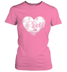 Love Valentines Day Heart Vintage Gift For Men Women Women's T-Shirt Women's T-Shirt - FordPhuMy