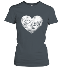 Love Valentines Day Heart Vintage Gift For Men Women Women's T-Shirt Women's T-Shirt - FordPhuMy