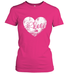 Love Valentines Day Heart Vintage Gift For Men Women Women's T-Shirt Women's T-Shirt - FordPhuMy