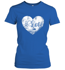 Love Valentines Day Heart Vintage Gift For Men Women Women's T-Shirt Women's T-Shirt - FordPhuMy