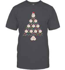 Baseball Balls Christmas Tree lights Xmas Gift Holiday Men's T-Shirt Men's T-Shirt - FordPhuMy