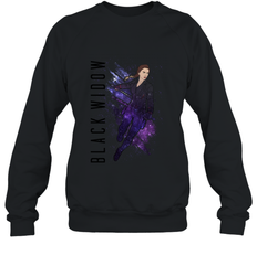 Avengers Endgame Black Widow Galaxy Painted Crewneck Sweatshirt