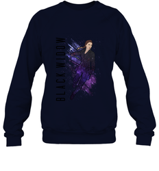 Avengers Endgame Black Widow Galaxy Painted Crewneck Sweatshirt
