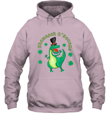 T Rex Dinosaur St. Patrick's Day Irish Funny Hooded Sweatshirt Hooded Sweatshirt - FordPhuMy