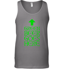 Green Beer Goes Here Funny St. Patrick's Day Men's Tank Top Men's Tank Top - FordPhuMy