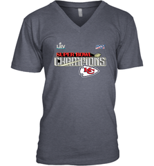 Youth Kansas City Chiefs NFL Pro Line by Fanatics Super Bowl LIV Champions Trophy Men's V-Neck Men's V-Neck - FordPhuMy