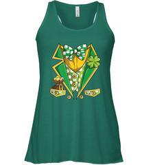 Leprechaun Costume Boys Kids St Patricks Women's Racerback Tank Women's Racerback Tank - FordPhuMy