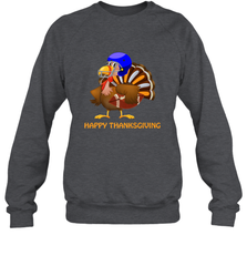Cool Happy Thanksgiving Football Shirt Gobble Player Turkey Crewneck Sweatshirt Crewneck Sweatshirt - FordPhuMy