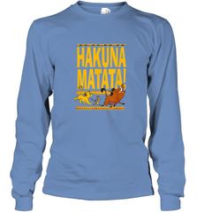 Disney Lion King Classic Hakuna Crew Men and Women Long Sleeve T-Shirt Men and Women Long Sleeve T-Shirt - FordPhuMy