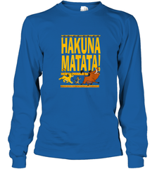 Disney Lion King Classic Hakuna Crew Men and Women Long Sleeve T-Shirt Men and Women Long Sleeve T-Shirt - FordPhuMy
