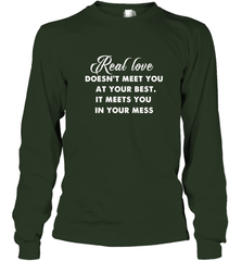 Real love funny quotes for valentine Long Sleeve T-Shirt Long Sleeve T-Shirt - FordPhuMy