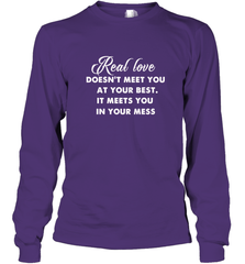 Real love funny quotes for valentine Long Sleeve T-Shirt Long Sleeve T-Shirt - FordPhuMy
