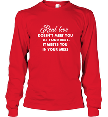 Real love funny quotes for valentine Long Sleeve T-Shirt Long Sleeve T-Shirt - FordPhuMy