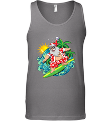 Christmas in July Santa Claus Hawaiian Surfing Gift Surf Men's Tank Top Men's Tank Top - FordPhuMy