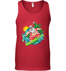 Christmas in July Santa Claus Hawaiian Surfing Gift Surf Men's Tank Top Men's Tank Top - FordPhuMy