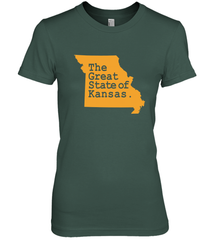 The Great State Of Kansas Women's Premium T-Shirt Women's Premium T-Shirt - FordPhuMy