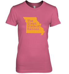 The Great State Of Kansas Women's Premium T-Shirt Women's Premium T-Shirt - FordPhuMy