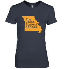 The Great State Of Kansas Women's Premium T-Shirt Women's Premium T-Shirt - FordPhuMy