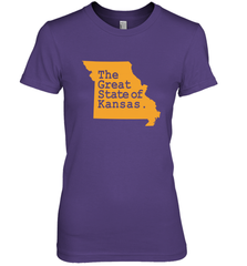 The Great State Of Kansas Women's Premium T-Shirt Women's Premium T-Shirt - FordPhuMy