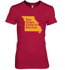 The Great State Of Kansas Women's Premium T-Shirt Women's Premium T-Shirt - FordPhuMy