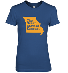 The Great State Of Kansas Women's Premium T-Shirt Women's Premium T-Shirt - FordPhuMy