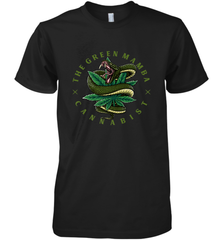 The Green Mamba, Cannabist, Weed Grower Pot Smoker Men's Premium T-Shirt Men's Premium T-Shirt - FordPhuMy