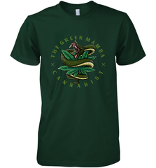 The Green Mamba, Cannabist, Weed Grower Pot Smoker Men's Premium T-Shirt Men's Premium T-Shirt - FordPhuMy