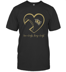 UCF Knights Football Inside Heart  Team  Apparel Men's T-Shirt