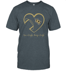 UCF Knights Football Inside Heart  Team  Apparel Men's T-Shirt Men's T-Shirt - FordPhuMy