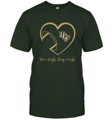 UCF Knights Football Inside Heart  Team  Apparel Men's T-Shirt Men's T-Shirt - FordPhuMy