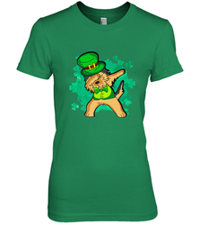 Dabbing Irish Terrier Dog Leprechaun St Patricks Day Ireland Women's Premium T-Shirt